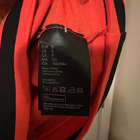 H&M studio collection striped long sleeve top new without tag size S - Picture 3 of 3